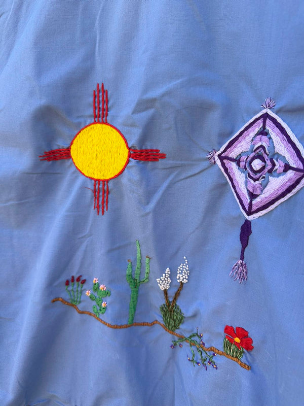 Embroidered Zia, Concho, Cacti, Weave Jacket