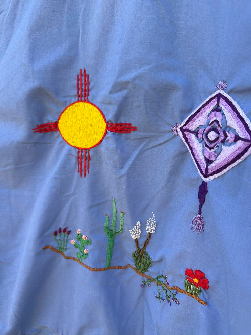 Embroidered Zia, Concho, Cacti, Weave Jacket