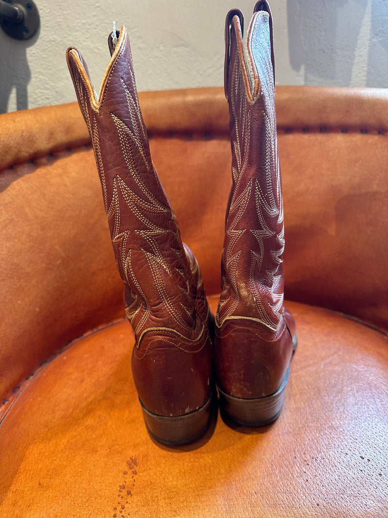 Men's Brown Dan Post Cowboy Boots  - 10D