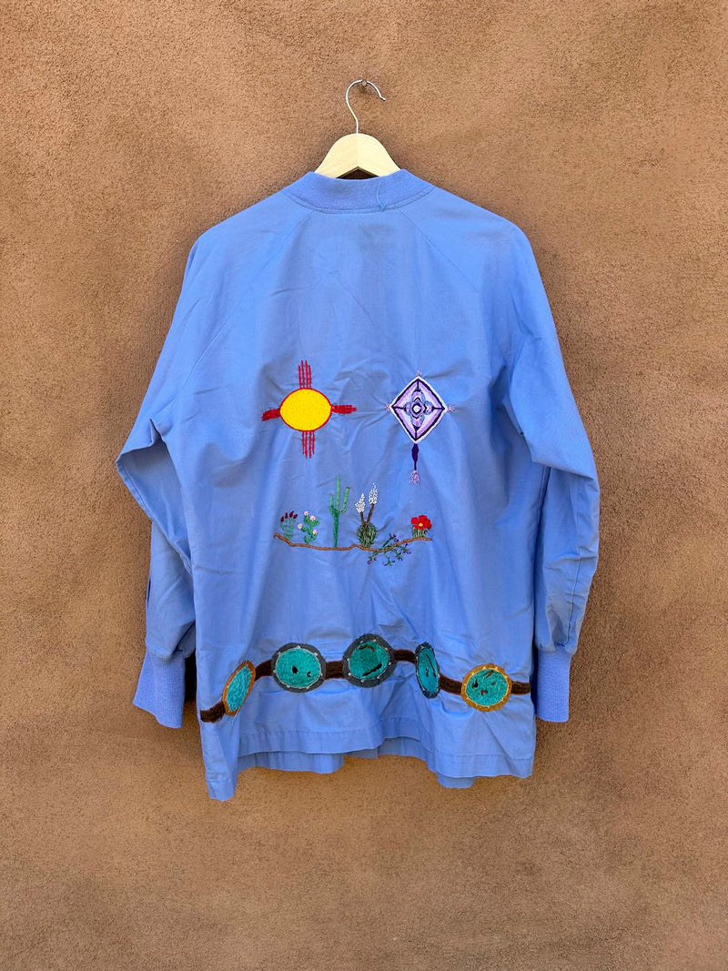 Embroidered Zia, Concho, Cacti, Weave Jacket