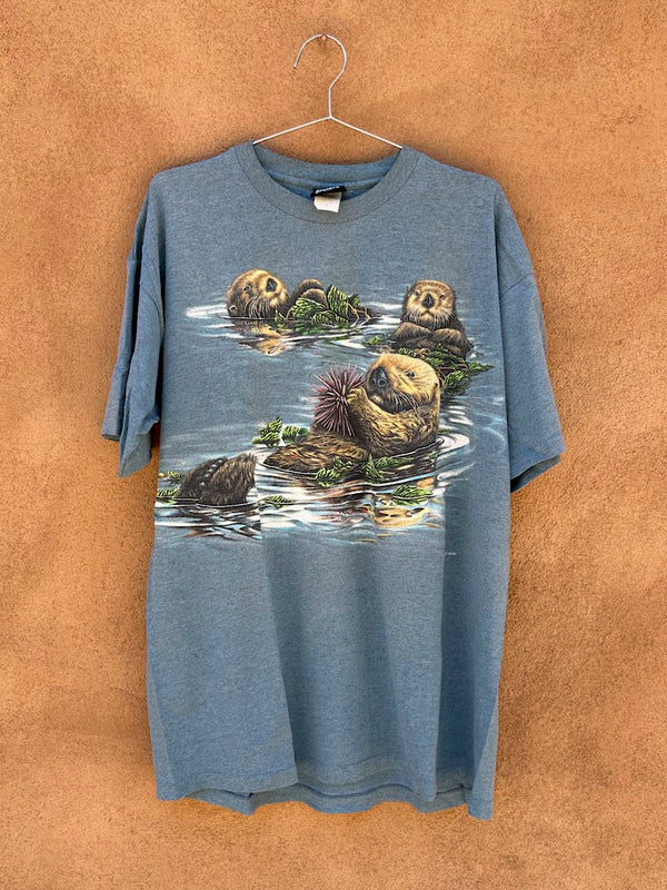 90's Sea Otter Habitat T-shirt, Signal Sports Tag