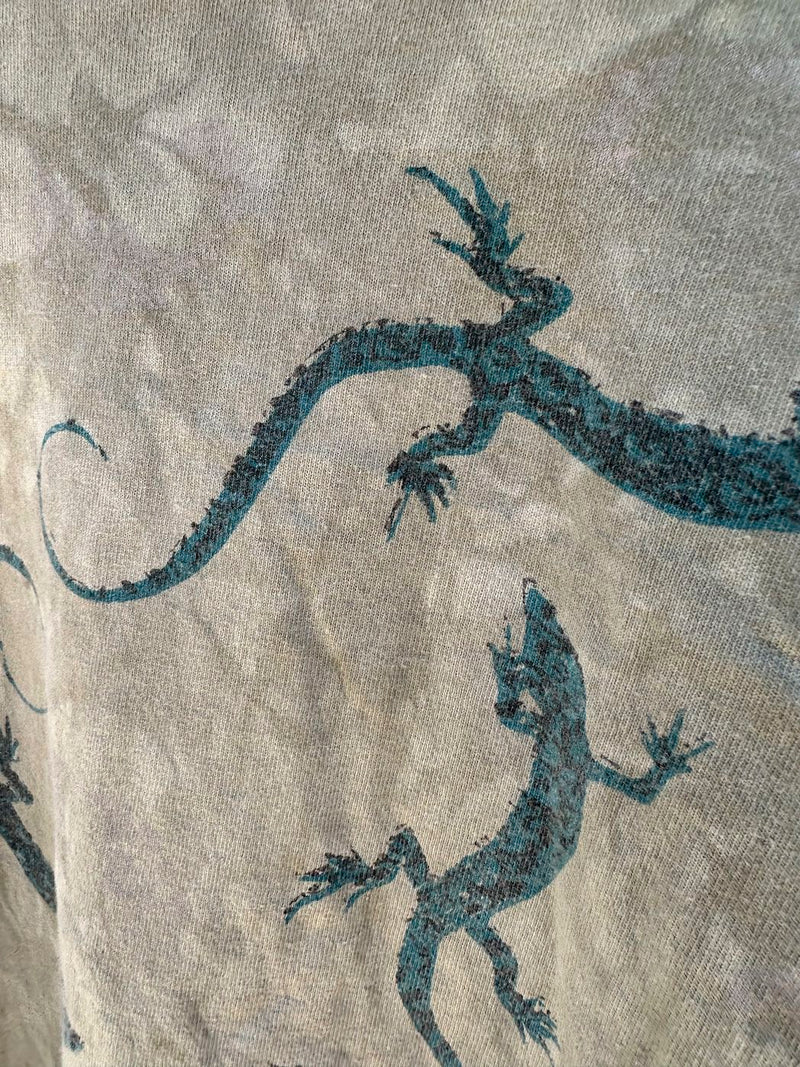 Long Sleeve Green Lizard 90's T-shirt