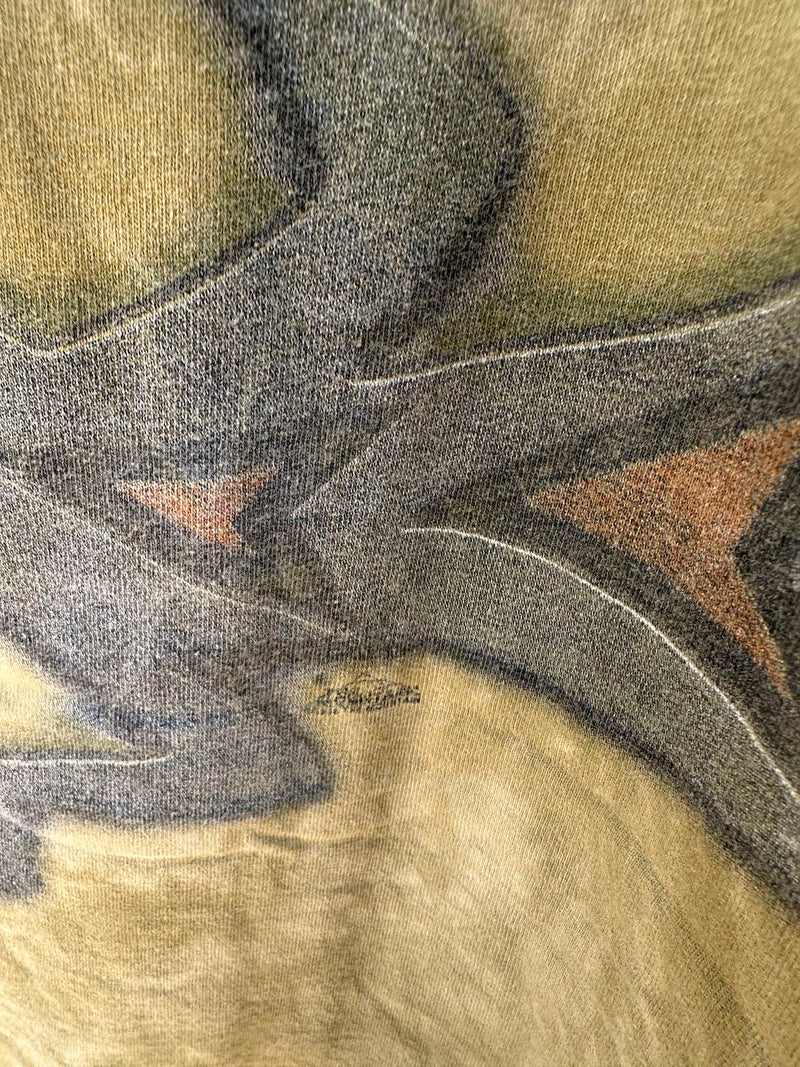 1998 Green Southwestern Lizard T-shirt