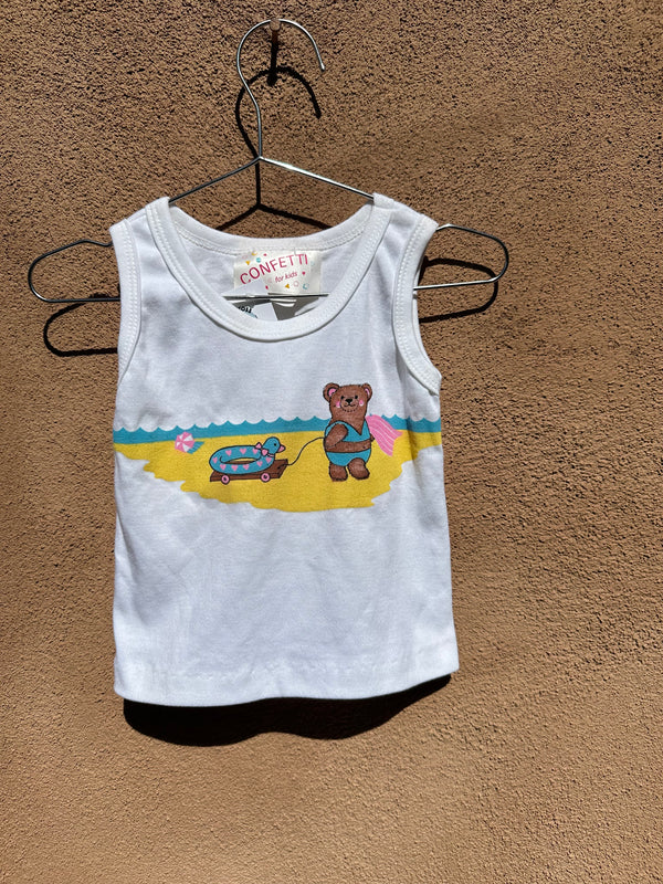 Beach Bear Kid's Tank