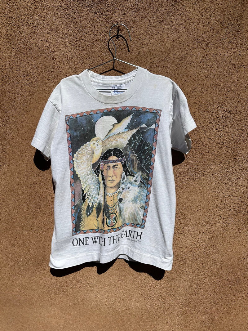 1992 One with the Earth Native American Tee