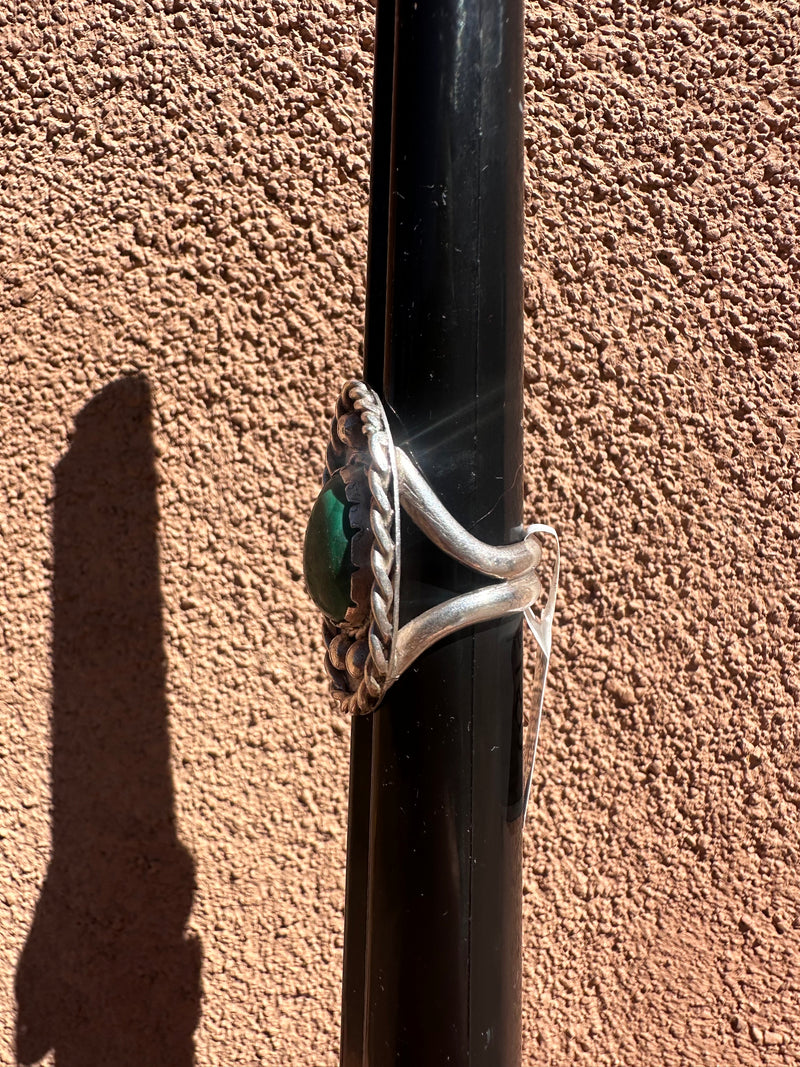 Malachite and Sterling Silver Ring