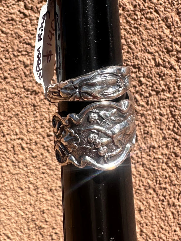 RW&S Wallace Sterling Silver Spoon Ring