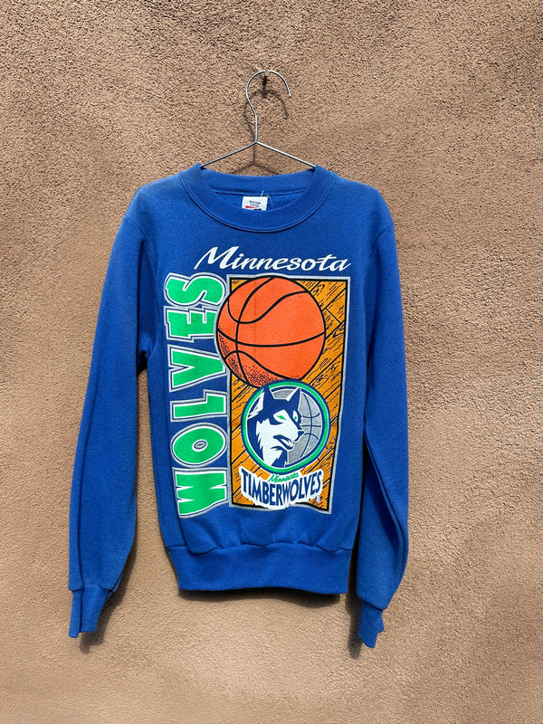 Kid's 80's Minnesota Timberwolves Sweatshirt