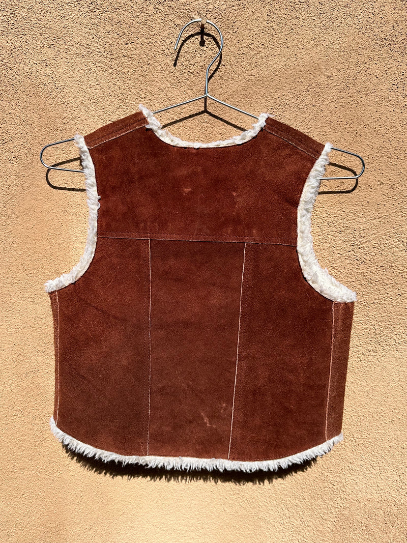 Kids Suede Leather Vest