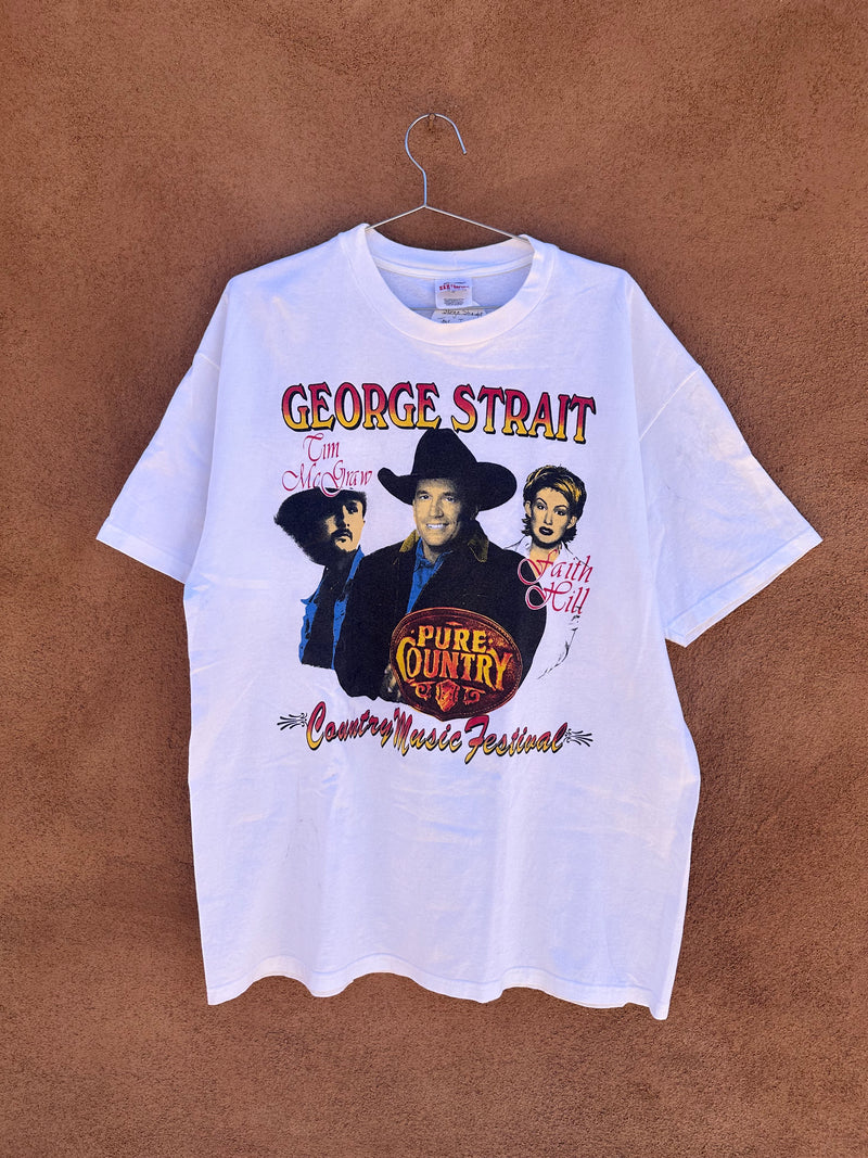 George Straight Tour T-Shirt with Faith Hill and Tim McGraw
