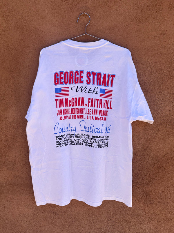 George Straight Tour T-Shirt with Faith Hill and Tim McGraw