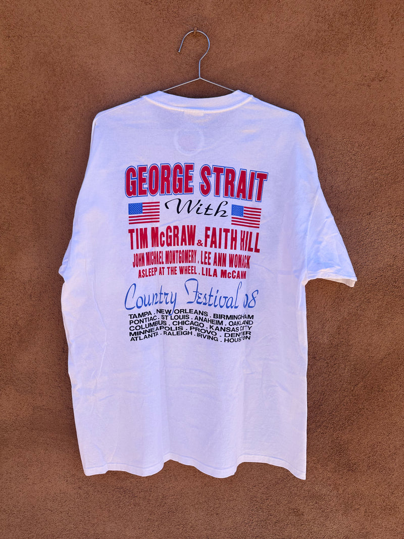George Straight Tour T-Shirt with Faith Hill and Tim McGraw