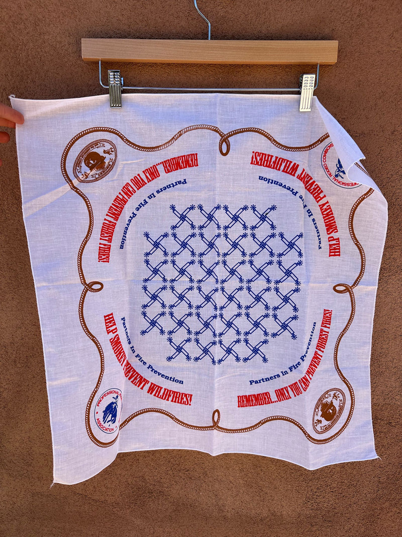 Smokey the Bear & PRC Handkerchief