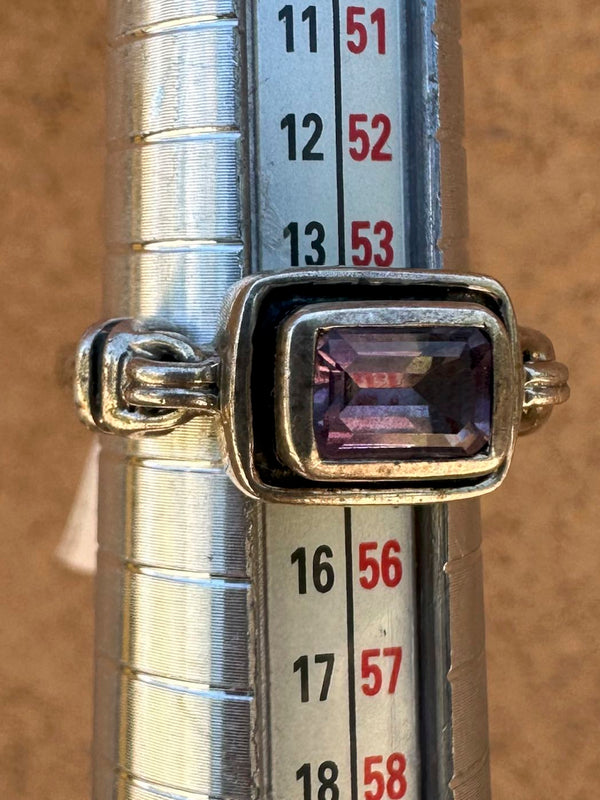 Sterling Silver and Amethyst Ring