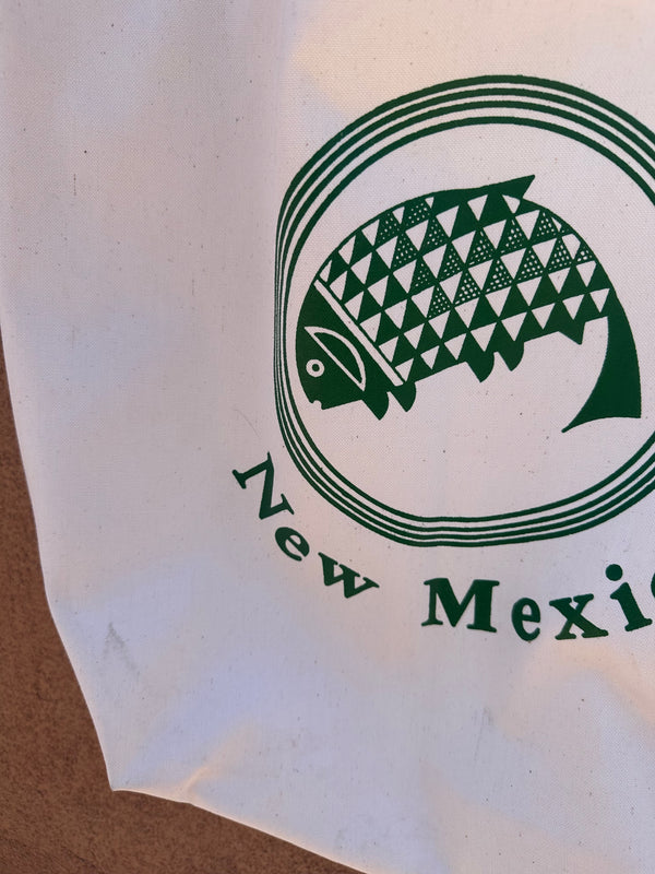 Cotton Canvas New Mexico Fish Tote