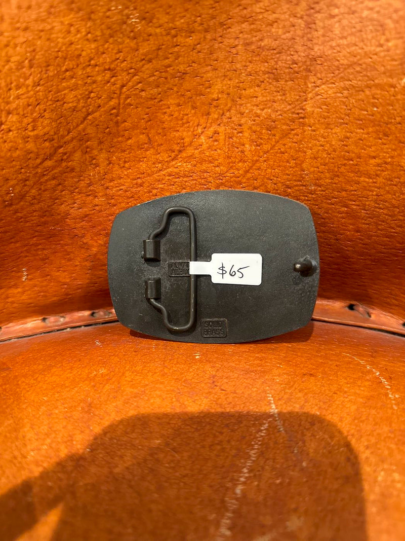 WIPP Brass Belt Buckle
