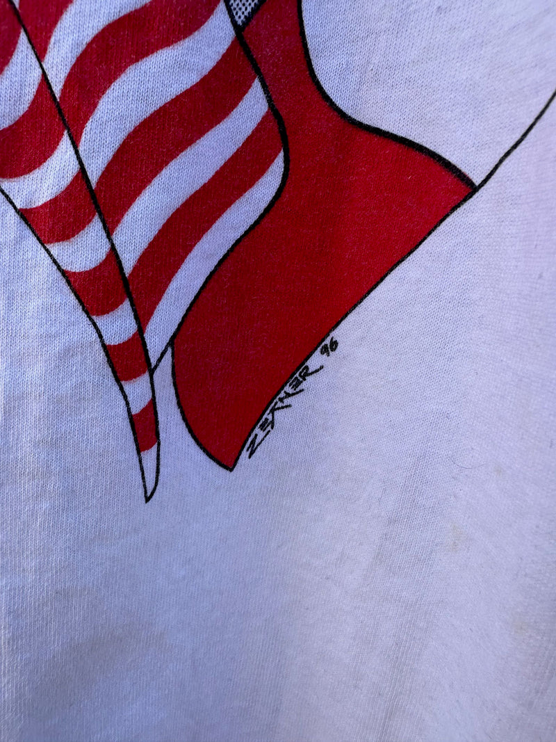 Willie Nelson 1996 World HQ Luck, Texas T-shirt
