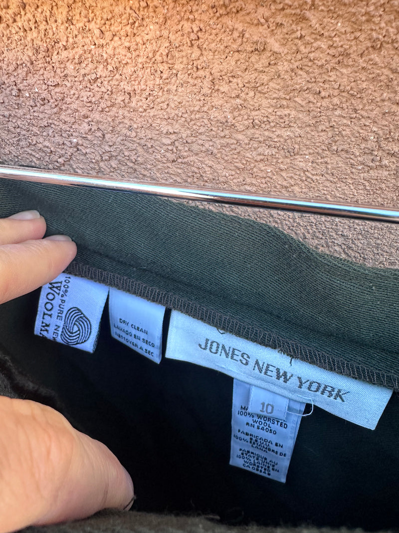 Jones New York Wool Midi Skirt