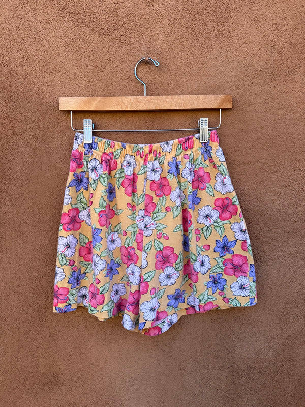 Bobbie Brooks Floral Summer Shorts