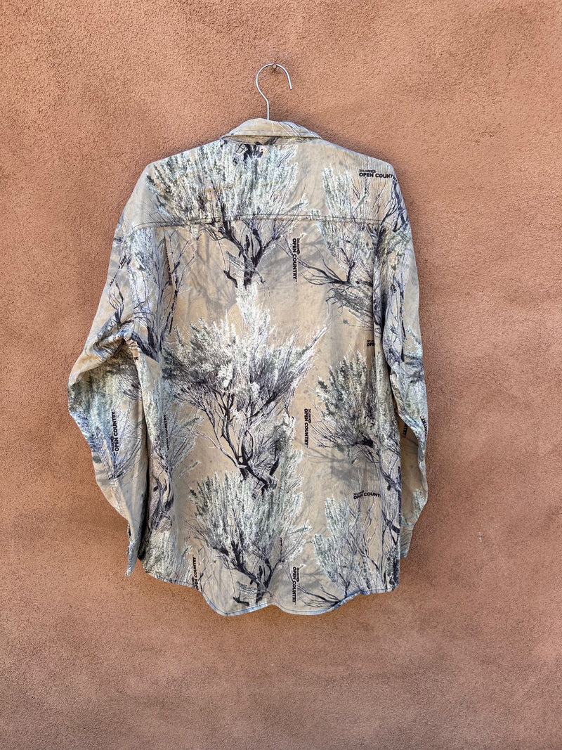 Cabela's Open Country Brush Camo Shirt - XLT