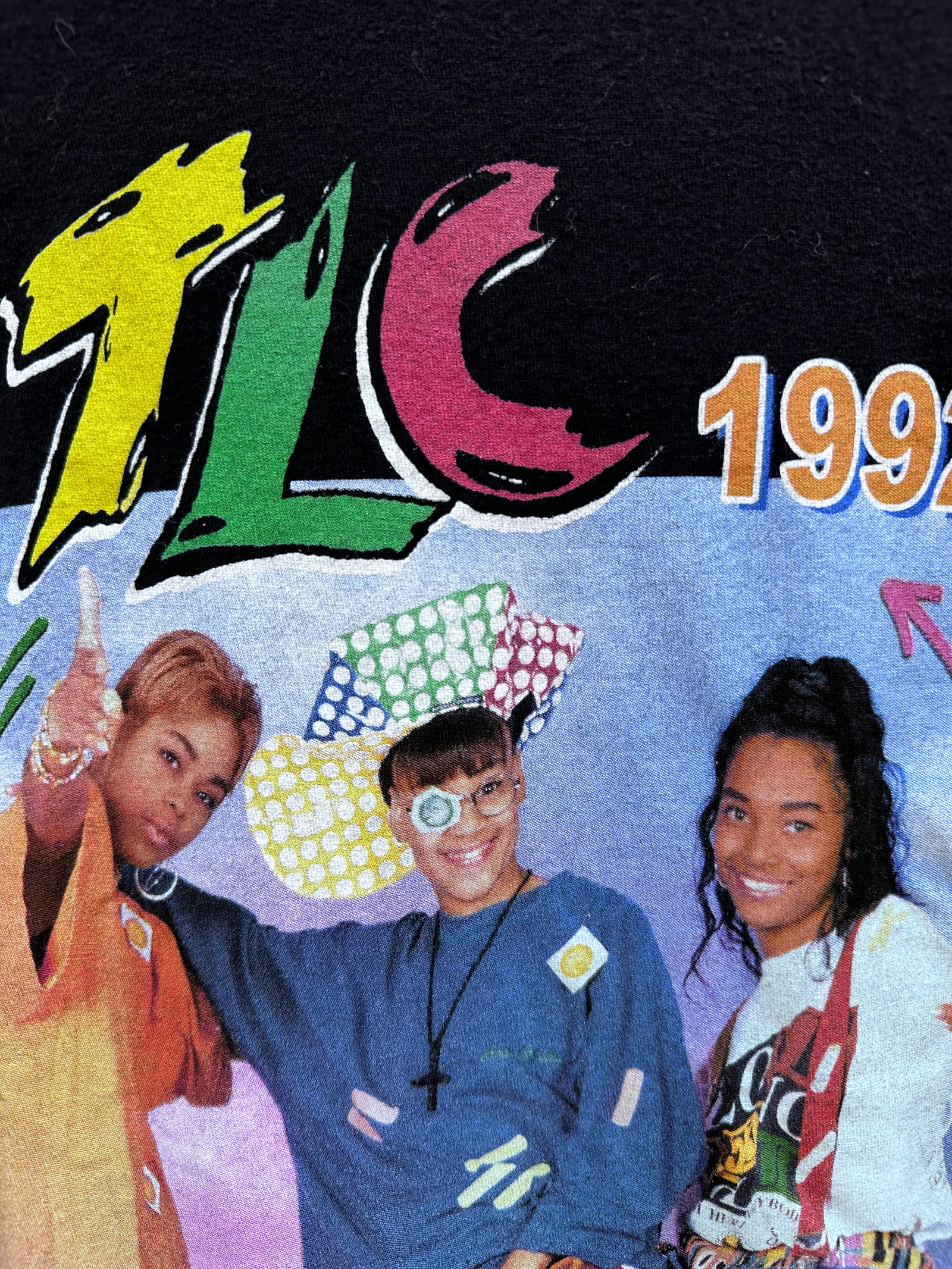 Vintage TLC 1992 Cross Colours Long Sleeve T Shirt Size