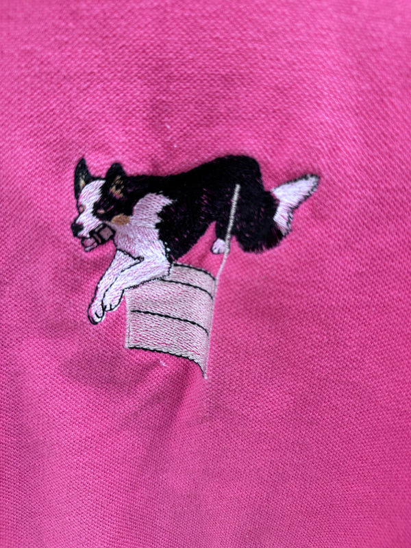 Embroidered Dog Competition Polo