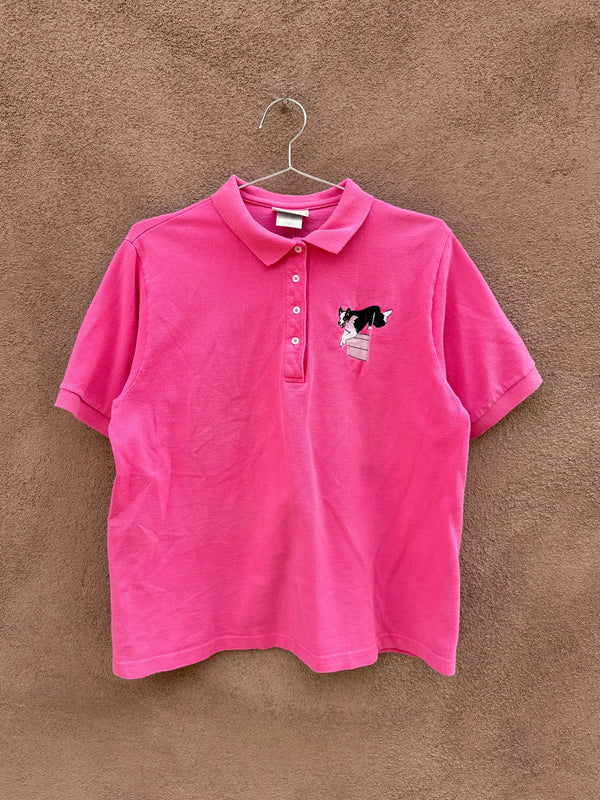 Embroidered Dog Competition Polo