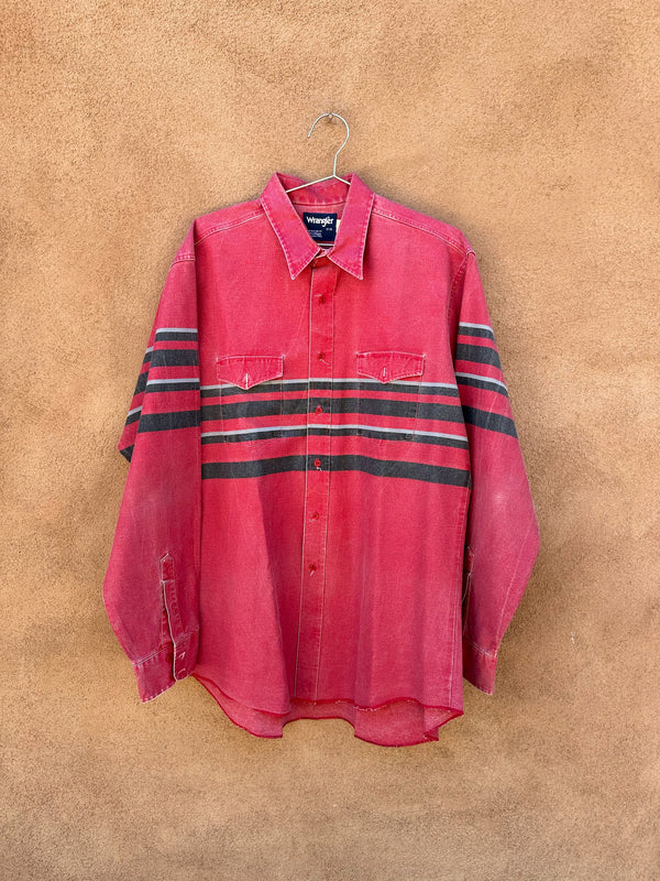 Wrangler Blanket Stripe Rodeo Shirt 17-35 - Brushpopper
