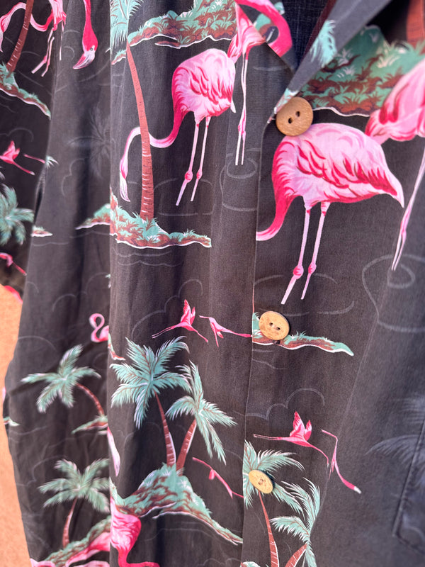 Paradise Found Pink Flamingo Shirt