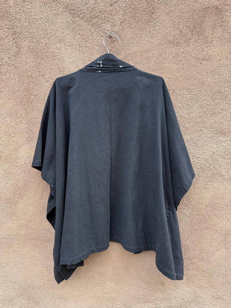 Black Floral Haori