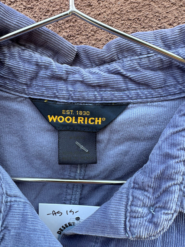 Periwinkle Corduroy Woolrich Shirt