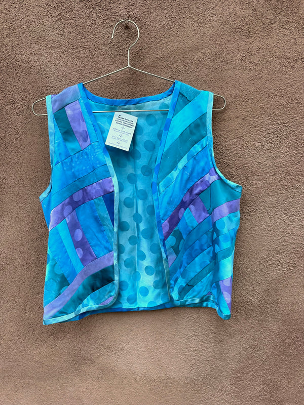 Reversible Silk Butterfly Vest