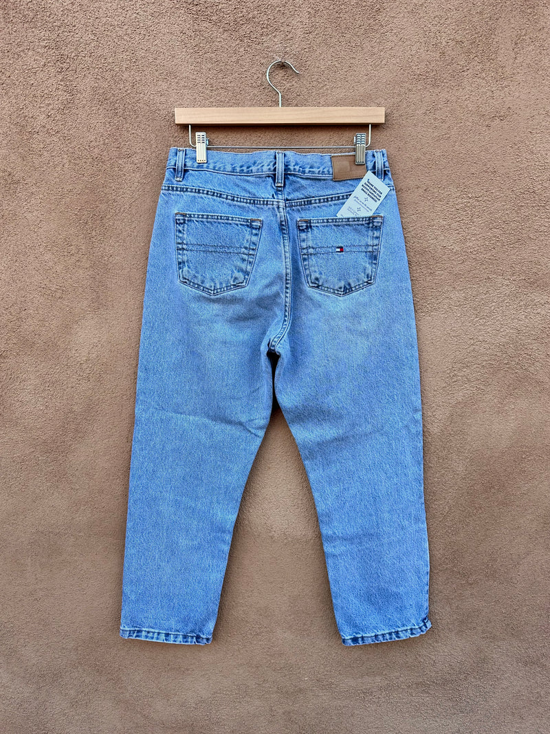 90's Light Wash Tommy Hilfiger Jeans, 10, w: 31/32