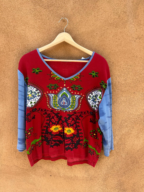 90's Lotus Blouse