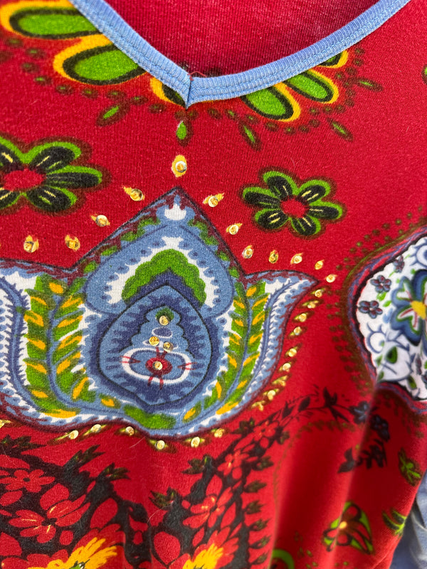 90's Lotus Blouse
