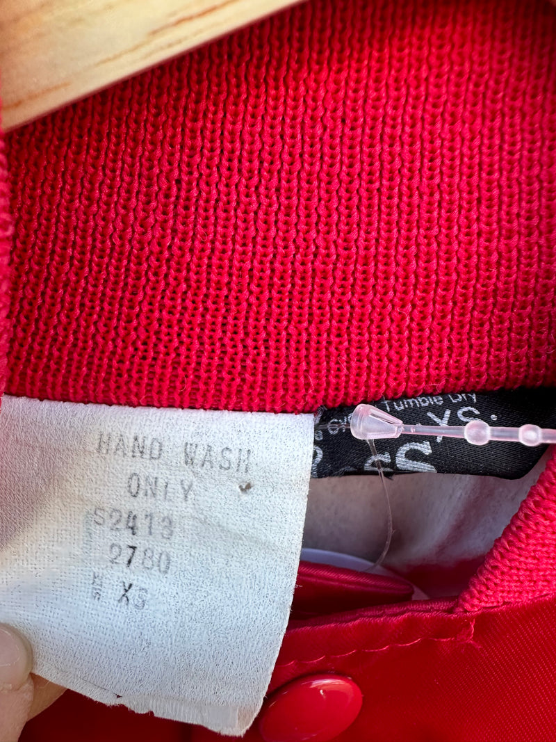 1970's Red Satin Candies Jacket