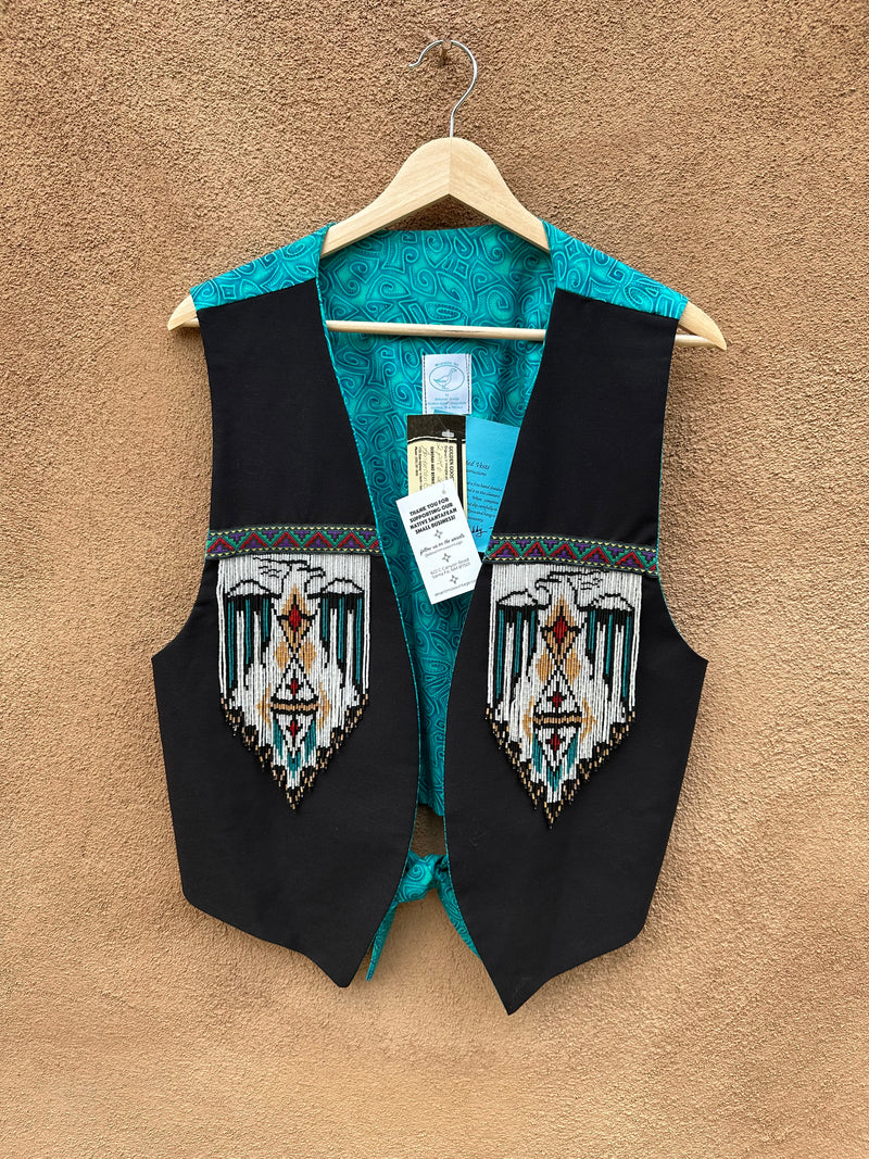 Beaded Fringe Vest by Deborah Armijo