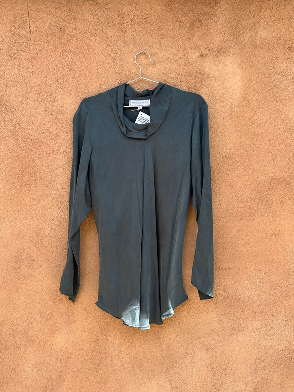 Howard Wolf Long Sleeve Silk Blouse - XL