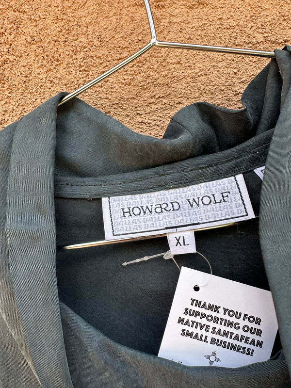 Howard Wolf Long Sleeve Silk Blouse - XL