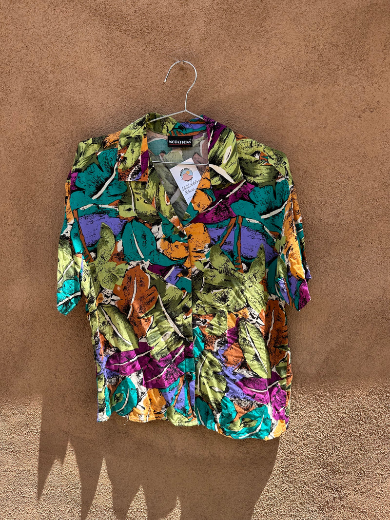 Colorful Notations Blouse