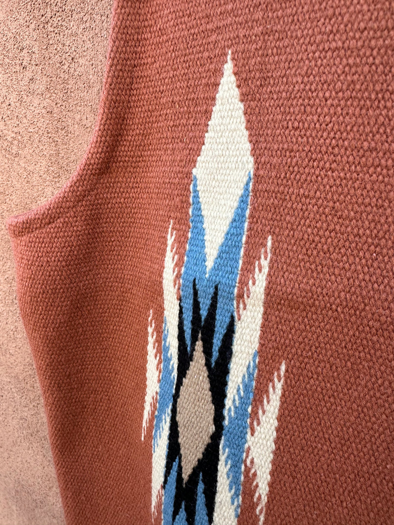 Vintage Ortegas Brown Chimayo Vest - 48 – DESERT MOSS VINTAGE