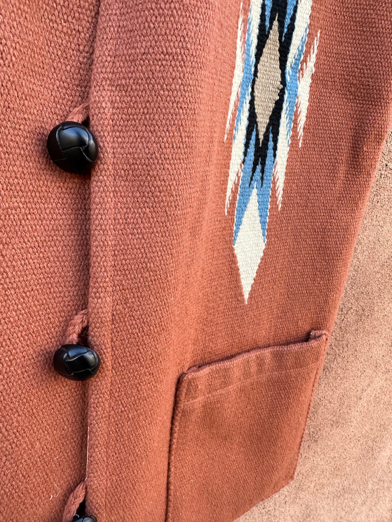 Ortegas Brown Chimayo Vest - 48