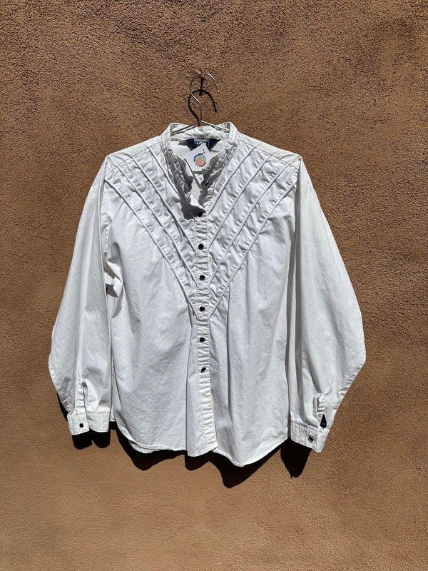 White Western Blouse by Brooks and Dunn - Large