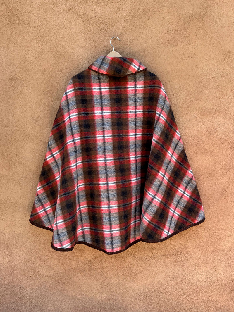 1950's Reversible Poncho with Western Welt Pockets