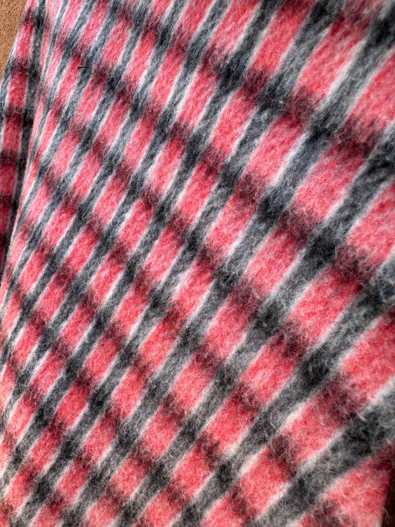 1950's Reversible Poncho with Western Welt Pockets