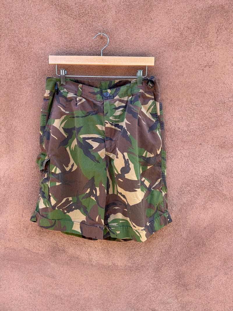 1980's Seyntex Military Issue Camo Shorts