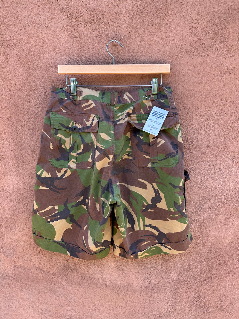 1980's Seyntex Military Issue Camo Shorts