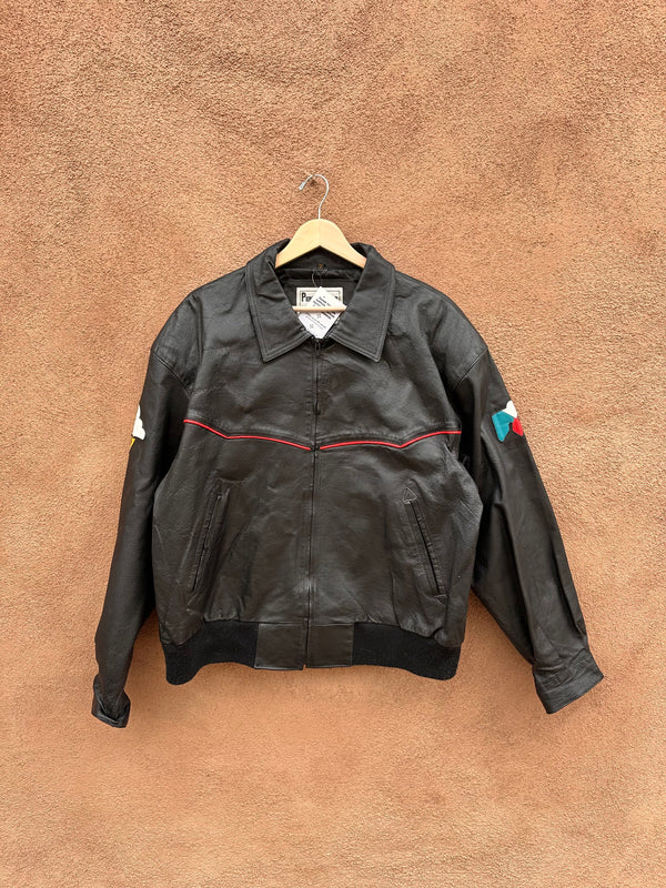 Pioneer Wear Thunderbird Leather Bomber