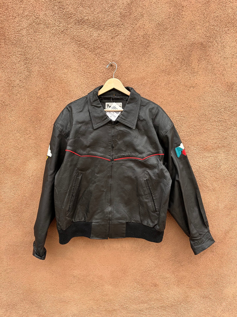 Pioneer Wear Thunderbird Leather Bomber