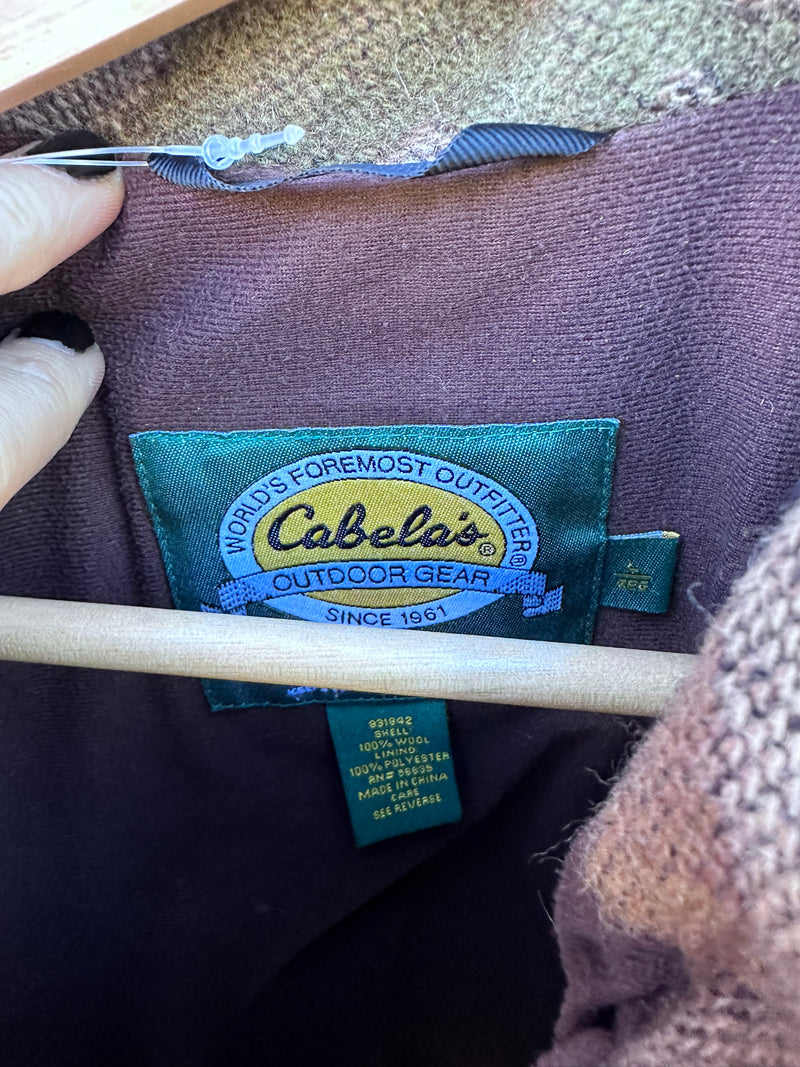 Cabelas Wool Camo Hunting Jacket